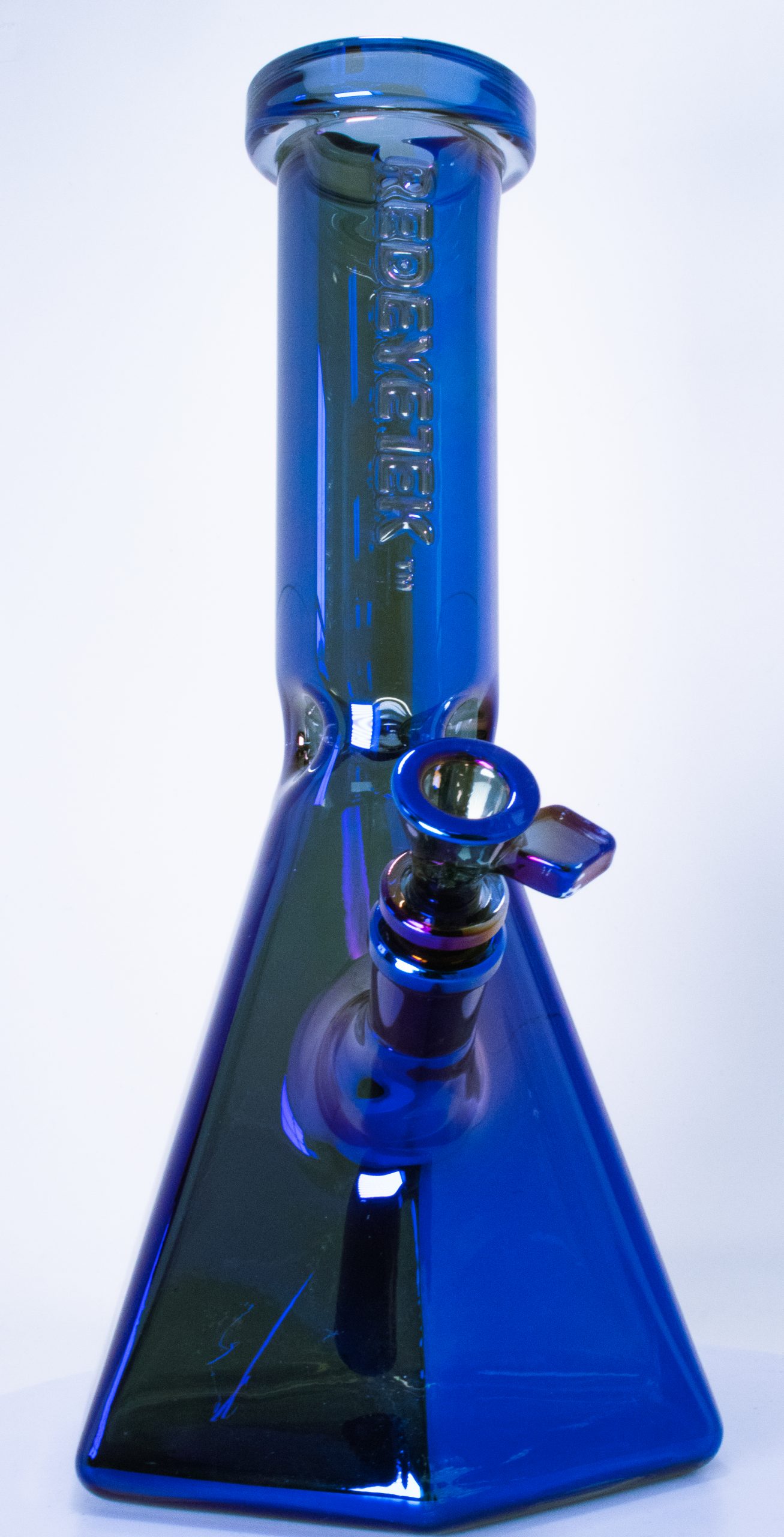 Red Eye Tek Beaker Tube Bong, Aorta Concentrate Recycler, & Hex Top