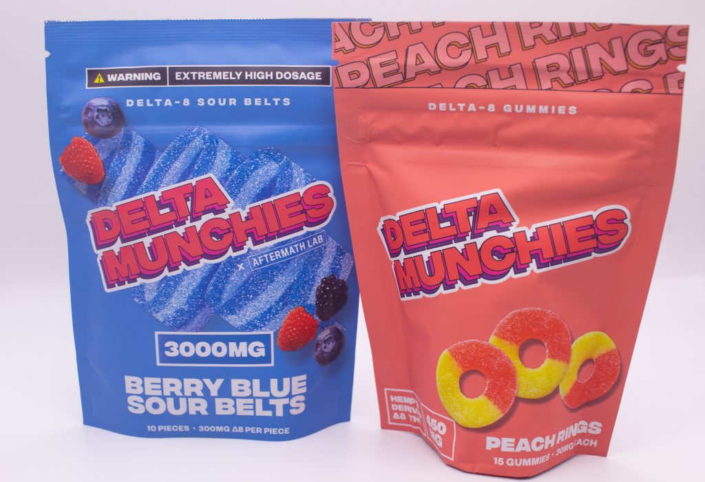 Delta Munchies Delta 8 Gummies & Sour Belts Review Slyng
