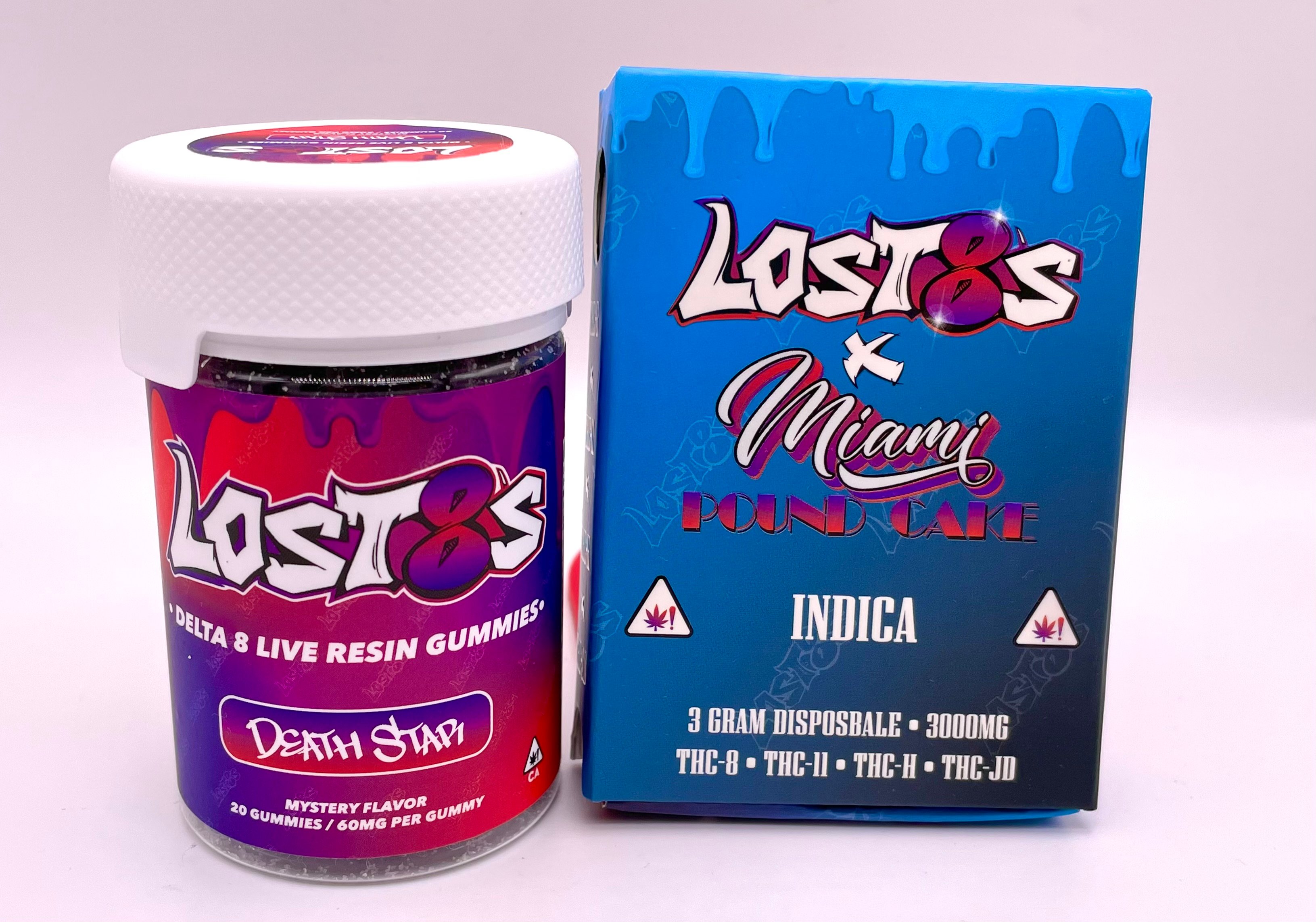 Lost8s Delta 8 Gummies & 3 Gram Disposable Review