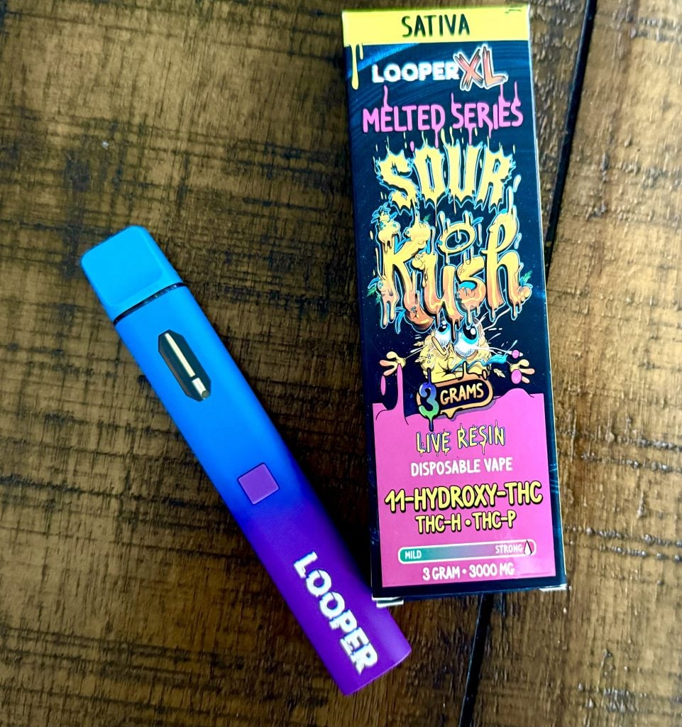 Looper XL Melted Series disposable, Sour Kush