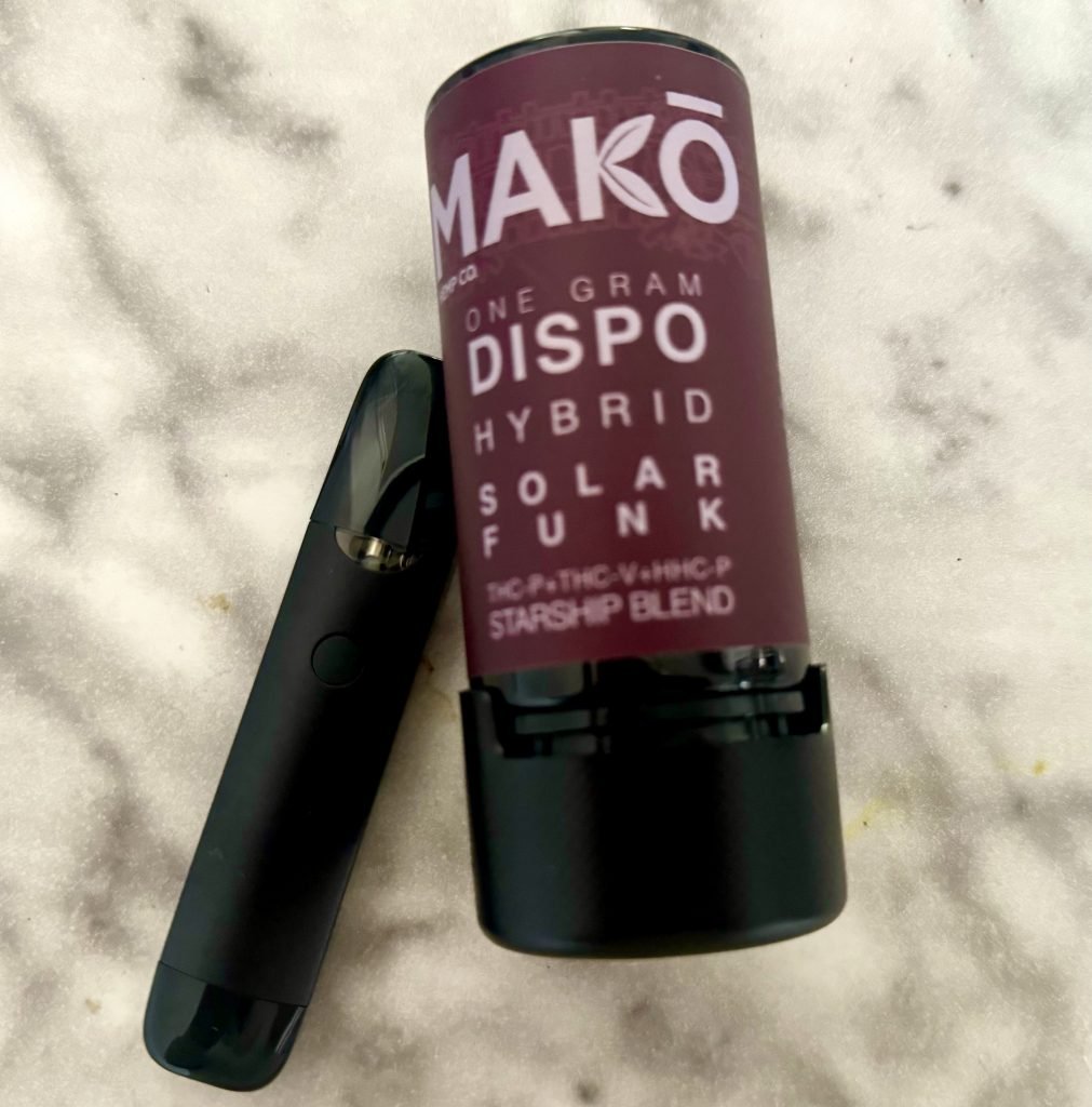 Mako Hemp Co. Solar Funk 1 Gram Disposble THC-P. THC-V, HHC-P Blend