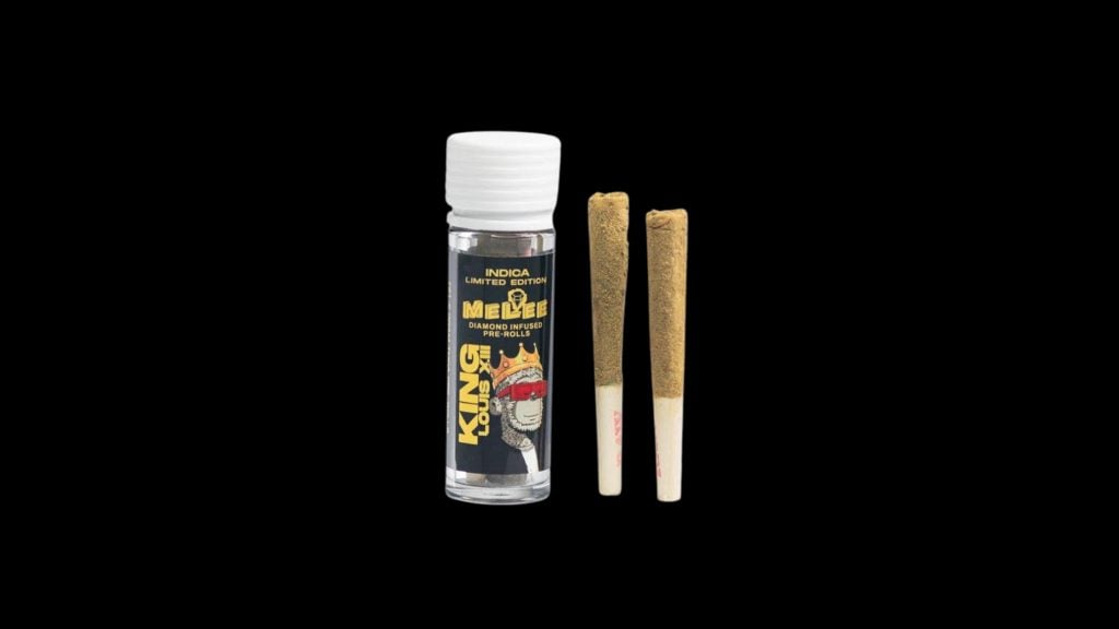 Melee Dose Limited Edition Indica Diamond Infused Pre-Rolls duo