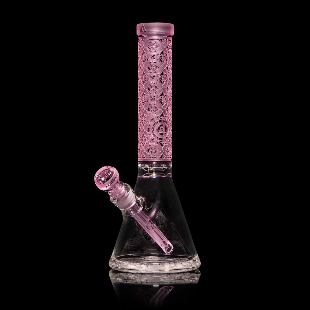 x-morphic sandblasted bong from milkyway glass