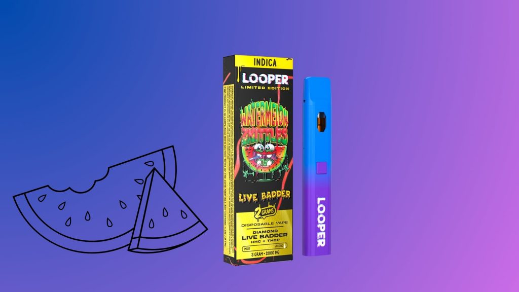 Looper Limited Edition Live Badder 2 Gram Disposables - watermelon zkittlez