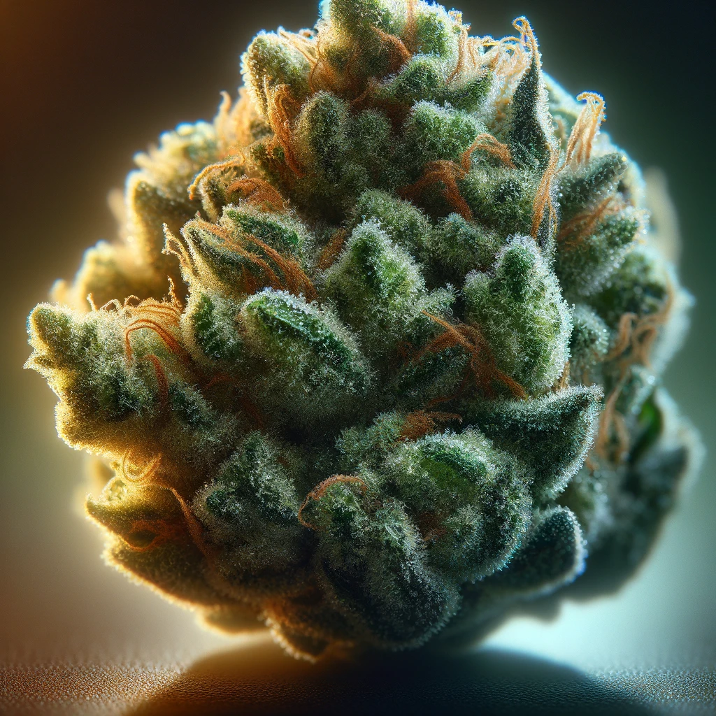 a-close-up-vivid-and-beautiful-image-of-a-marijuana-nug.-The-image-should-capture-the-intricate-details-of-the-exotic high thca flower nug cover photo