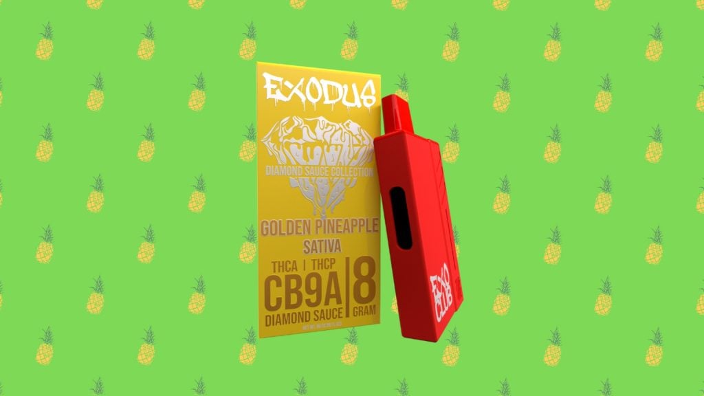 Exodus-THC-A-CB9A-Disposable-golden-pineapple