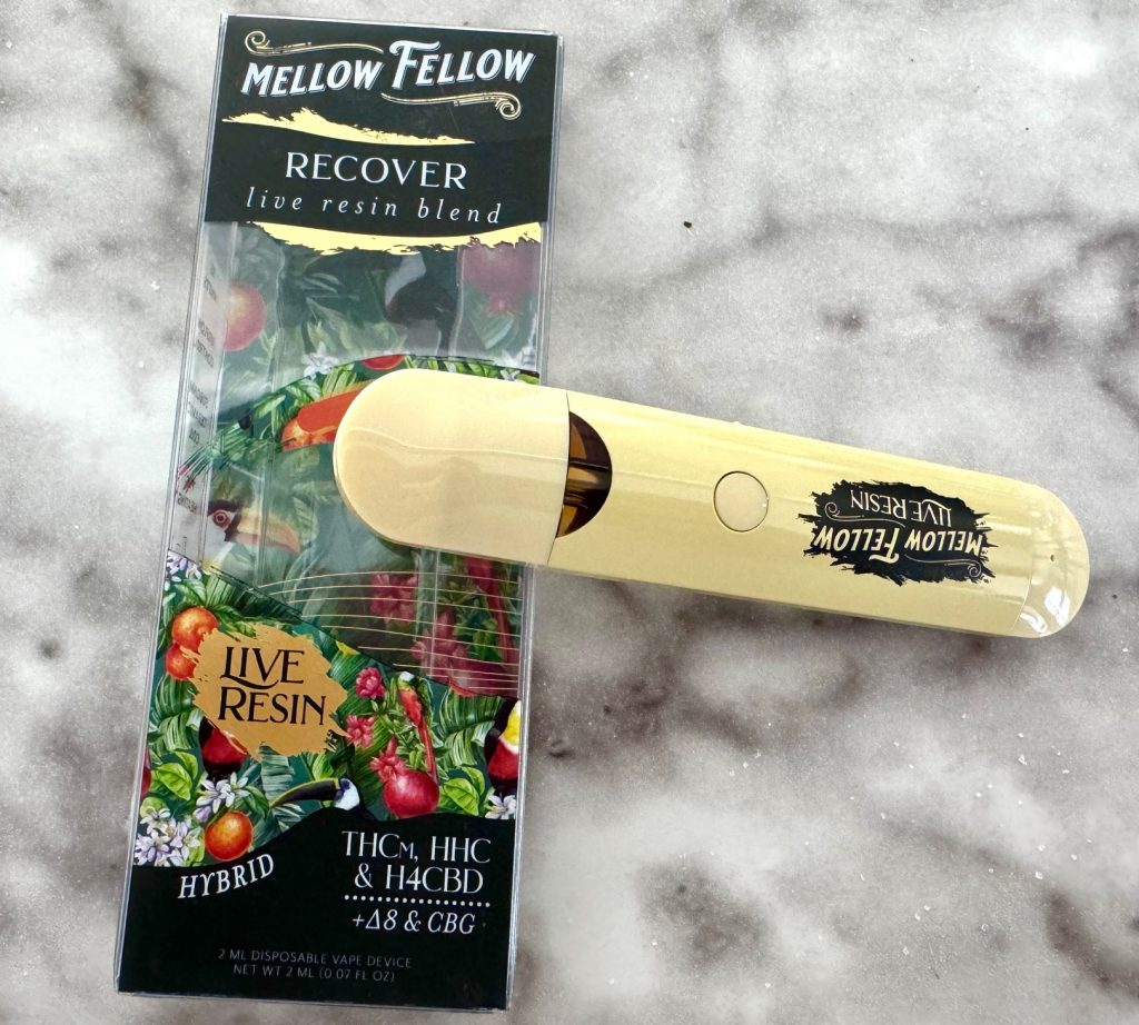 mellow fellow recover live resin blend disposable