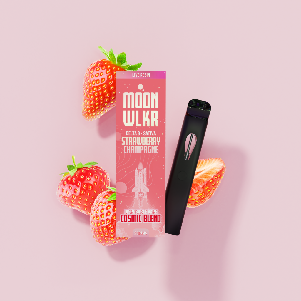 2 gram disposable, strawberry champagne by moonwlkr