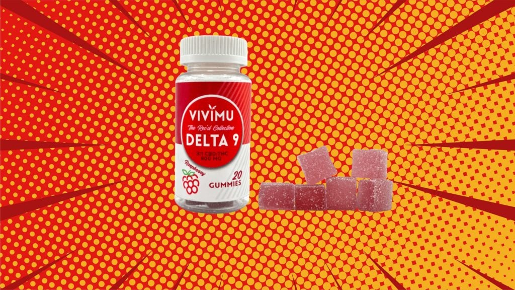 Vivimu REC'D Raspberry Delta 9 Gummies 1